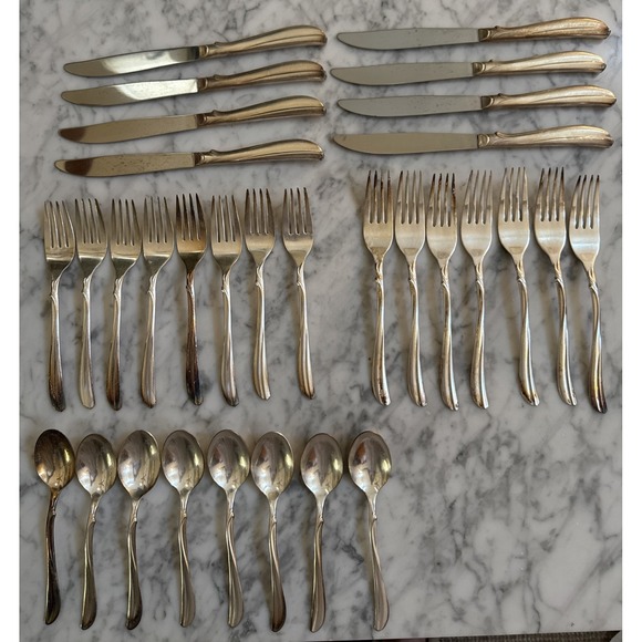 Other - VTG 1958‎ Old Company International Silver Radiance Silverplate Flatware 32 PCs